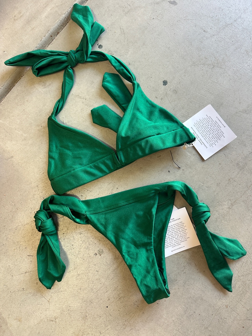 Green Bikini Set - Janthee Berlin